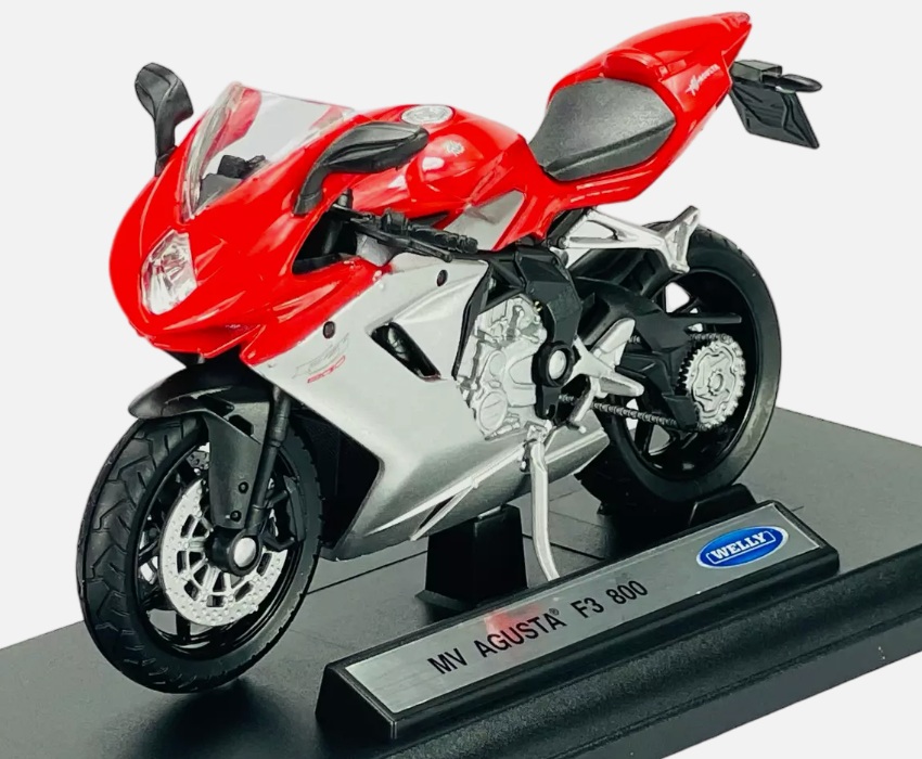 Levně Kovový model motorky mv agusta f3 800 1:18