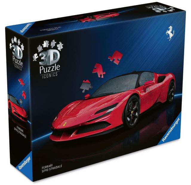 Ravensburger 08041 Puzzle 3D Iconics: Ferrari SF90 Stradale