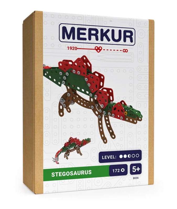 Merkur dino – stegosaurus, 172 dílků