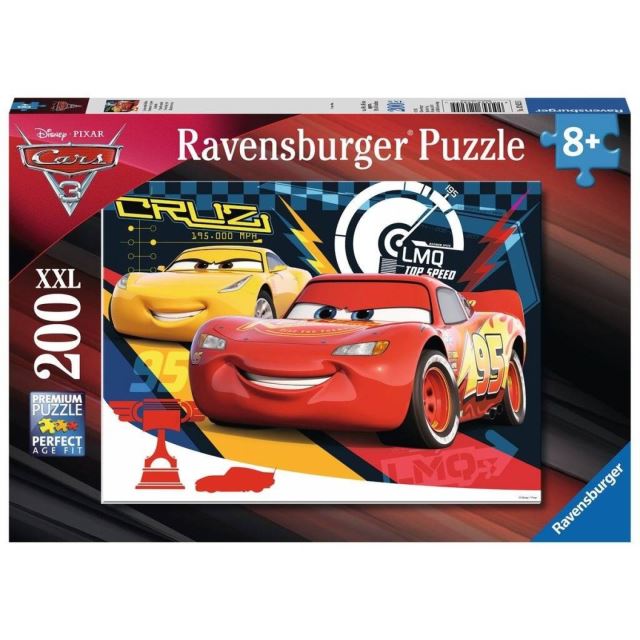 Ravensburger 12625 Puzzle Disney Cars Kvílení pneumatik 200 XXL dílků