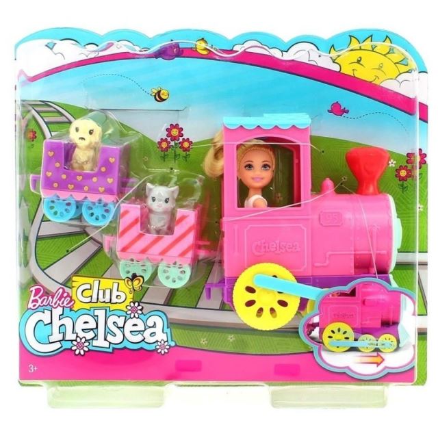 Mattel Barbie Chelsea s vláčkem, FRL86