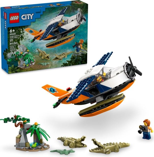 LEGO® CITY 60425 Vodné lietadlo na prieskum džungle