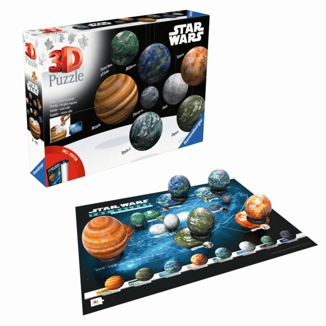 Ravensburger 11577 Puzzle 3D Planety Star Wars Galaxie