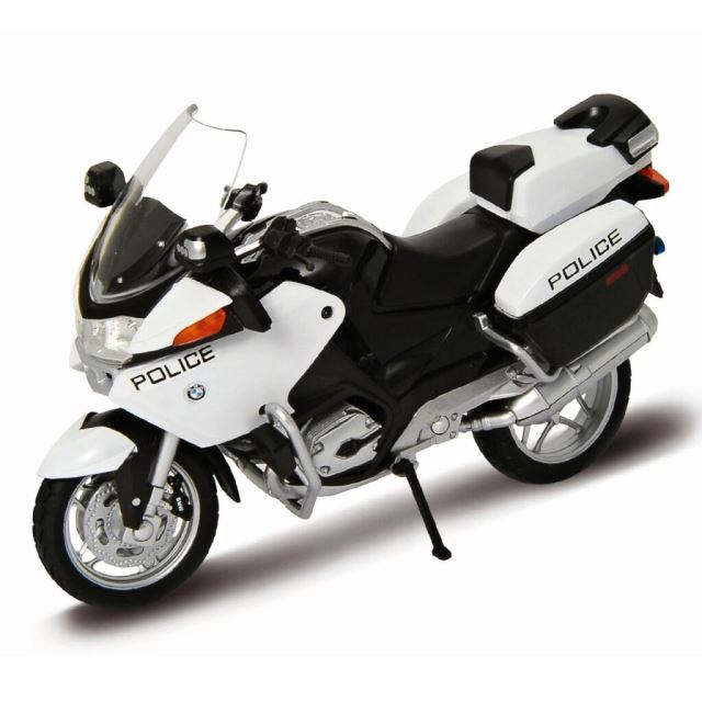 Kovový model motorky BMW R 1200 RT bílá 1:18