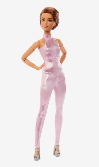 Mattel Barbie® Signature LOOKS™ S krátkymi vlasmi v ružovom outfite, HRM14