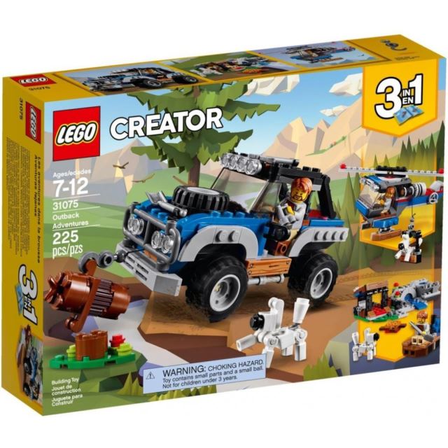 LEGO CREATOR 31075 Dobrodružství ve vnitrozemí