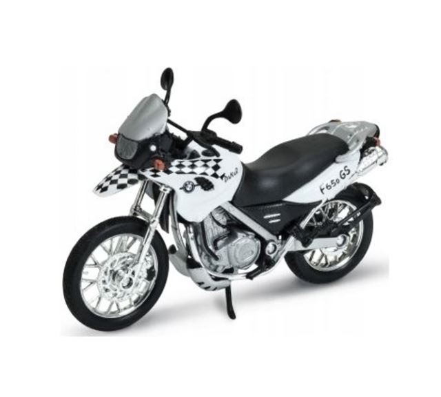 Kovový model motorky BMW F650 GS DAKAR 1:18