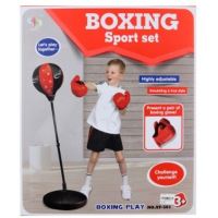 Boxovací sada se stojanem 90-120 cm a boxerskými rukavicemi (1)