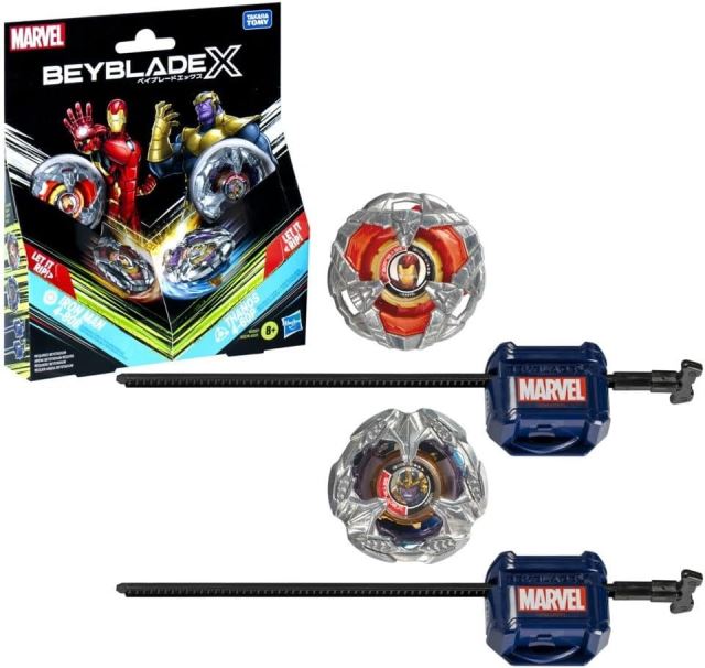Hasbro BeyBlade X MARVEL Súprava kotúčov IRON MAN & THANOS, G0287