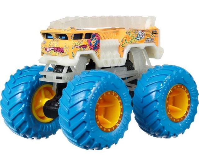 Hot Wheels® Monster Trucks Svietiace v tme 5 ALARM, Mattel HCB53