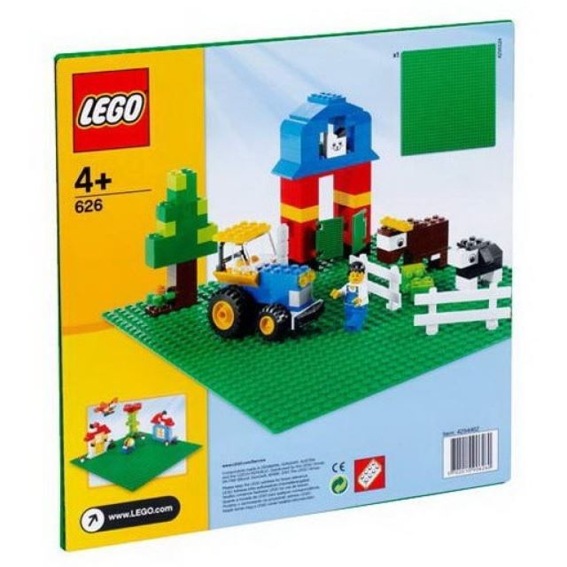 LEGO 626 Střední podložka na stavění zelená