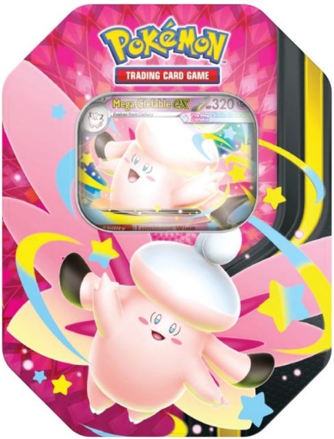 Pokémon TCG: Mega Moonlit Tin - Mega Clefable EX Tin
