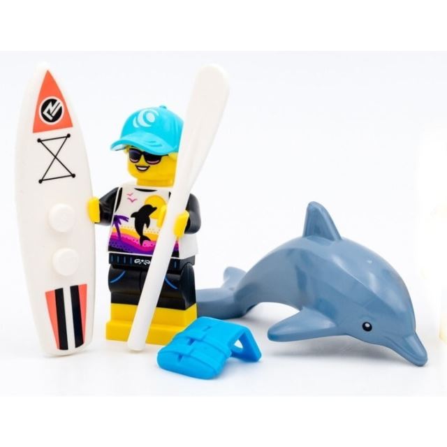 LEGO 71029 Minifigurka Surfařka s delfínem