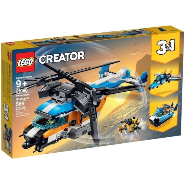 LEGO CREATOR 31096 Helikoptéra se dvěma rotory