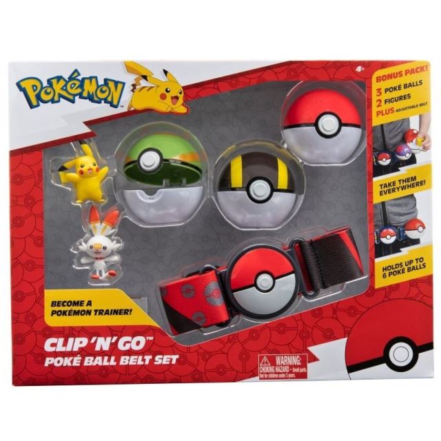 Pokémon Clip 'n' Go Poke Ball set s opaskem