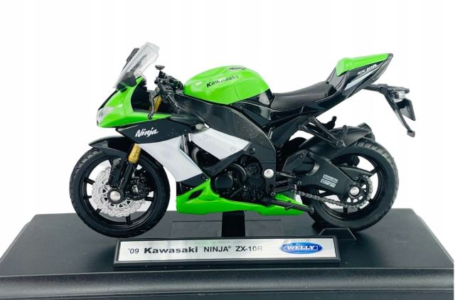 Kovový model motorky '09 Kawasaki Ninja ZX-10R 1:18