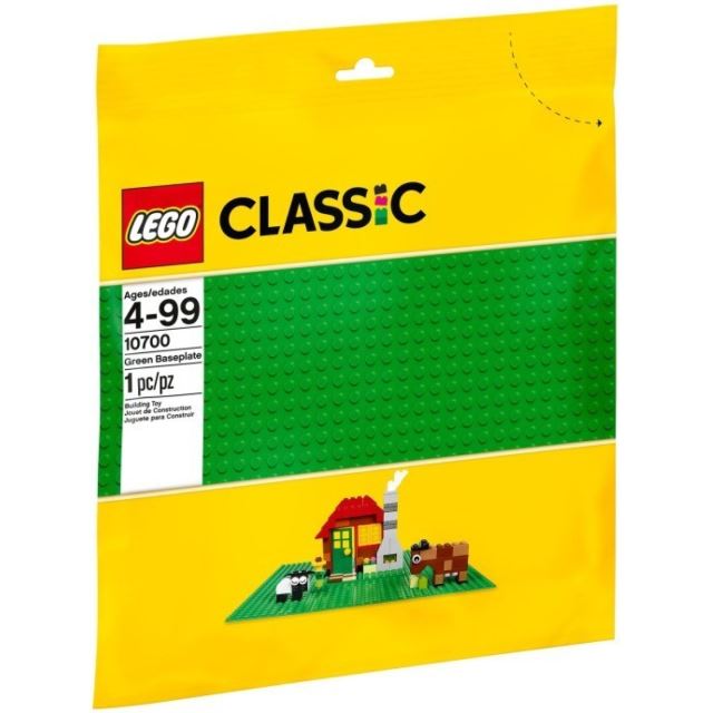 LEGO Classic 10700 Střední podložka na stavění jasně zelená