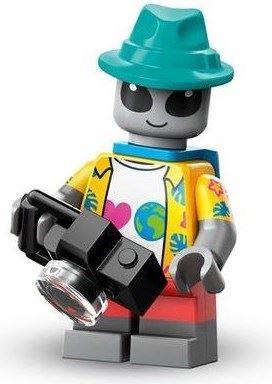 LEGO® 71046 Minifigúrka 26. série Mimozemšťan turista