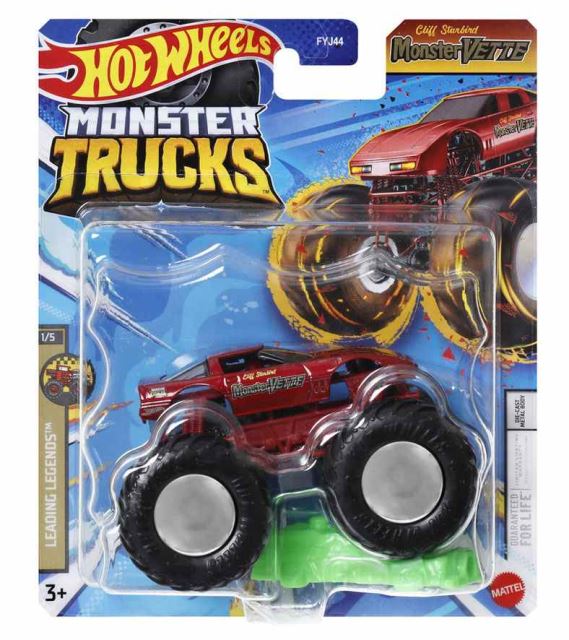 Mattel Hot Wheels® Monster Trucks Kaskadérské kousky MONSTER VETTLE, HVH76