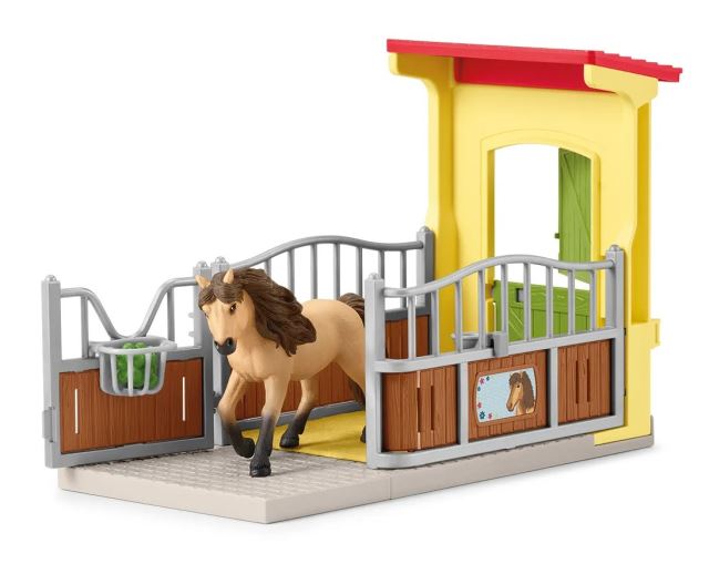 Schleich 42609 Malá stajňa pre Islandského poníka