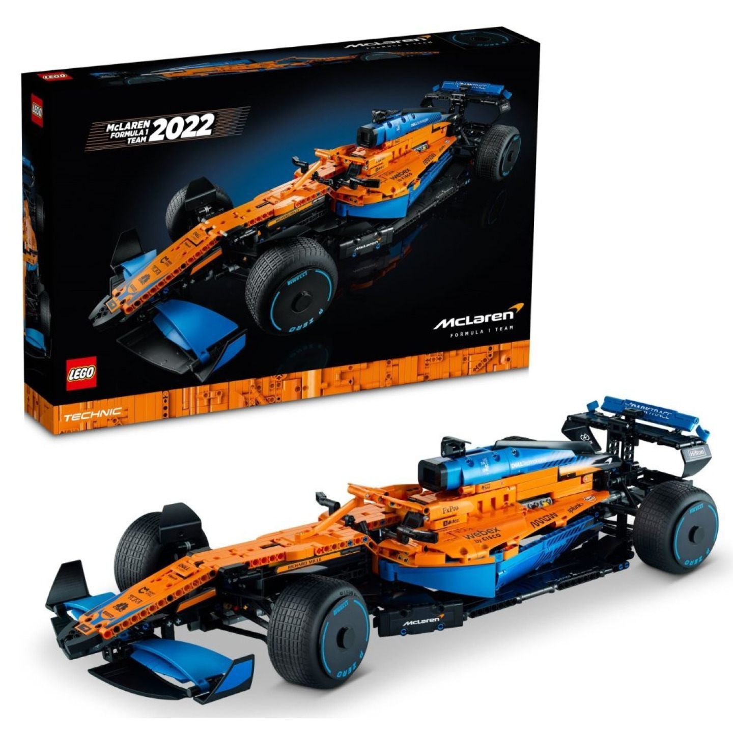 Lego® technic 42141 závodní auto mclaren formule 1 - pneu pirelli