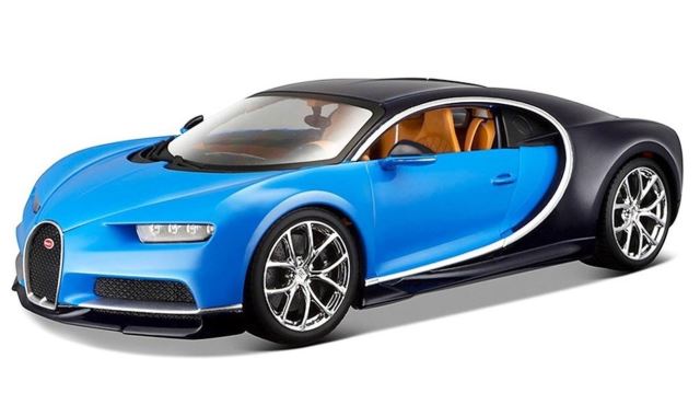 Kovový model Bugatti Chiron modré 1:24