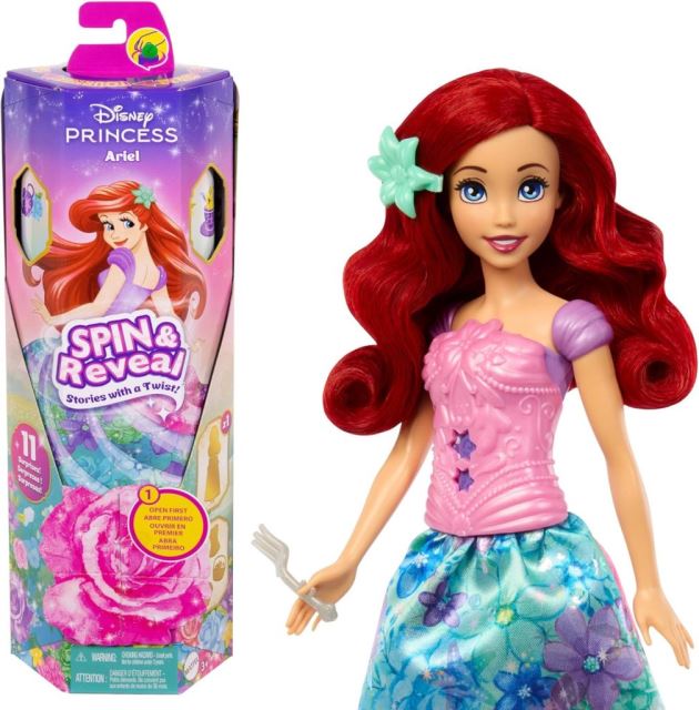 Mattel Disney Princess Spin & Reveal™ Záhradná párty Ariel