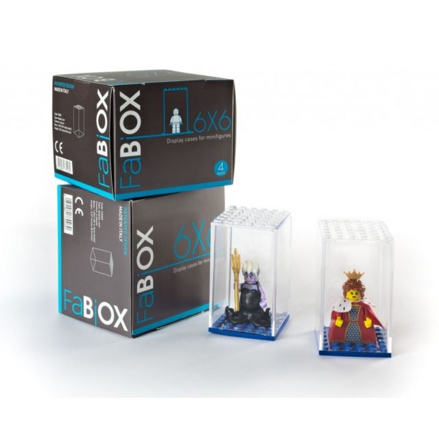 Fabiox Sběratelský box na LEGO® minifigurky - 6x6 - 4ks