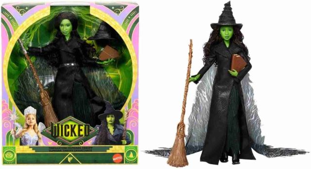 Mattel WICKED Deluxe Elphaba čarodějka hrdinka , JFM12