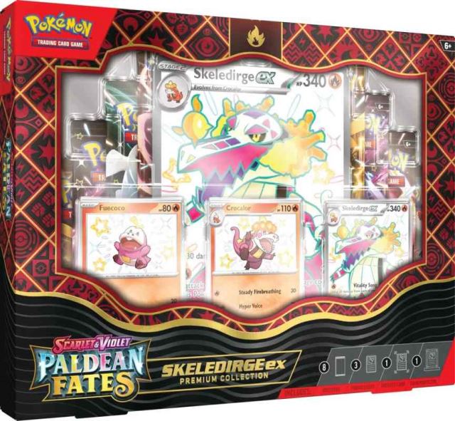 Pokémon TCG: SV4.5 Paldean Fates - Premium Collection Skeledirge EX