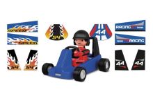 IGRÁČEK Závodník - figurka s modrou motokárou (2)