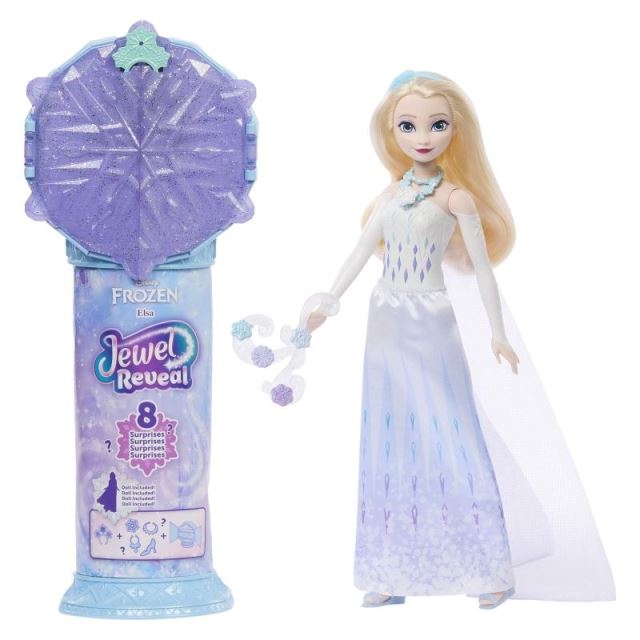 Mattel Frozen JEWEL REVEAL Panenka Elsa s překvapením, JJY36