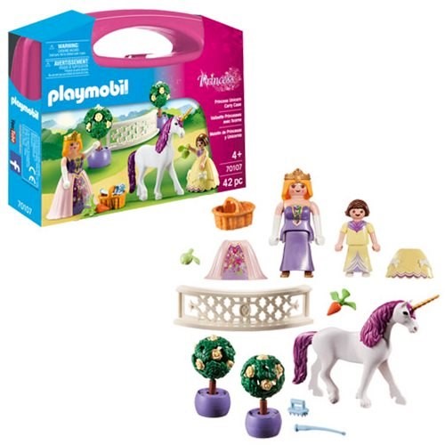 Playmobil Princesse 70107 Valise Licorne et Princesses