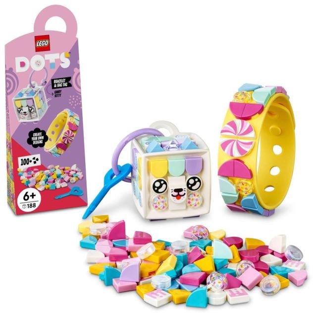 LEGO® DOTS™ 41944 Sladké koťátko – náramek & ozdoba na tašku