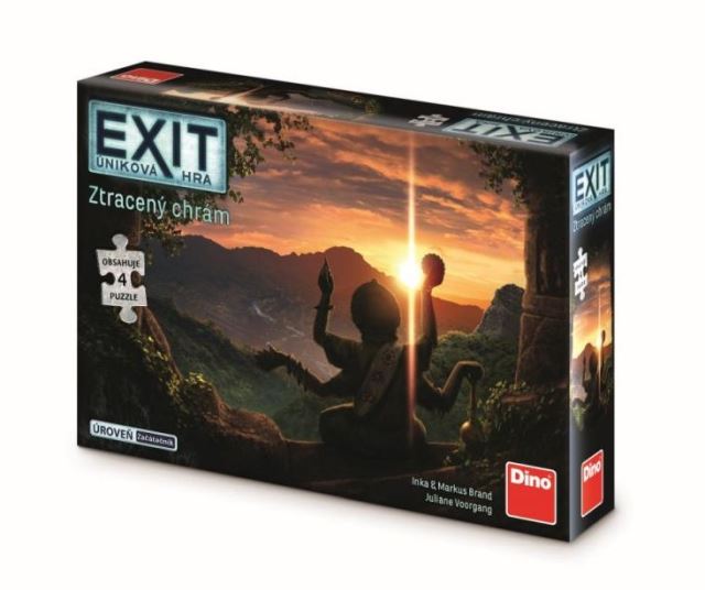 Dino Úniková hra s Puzzle: Ztracený chrám