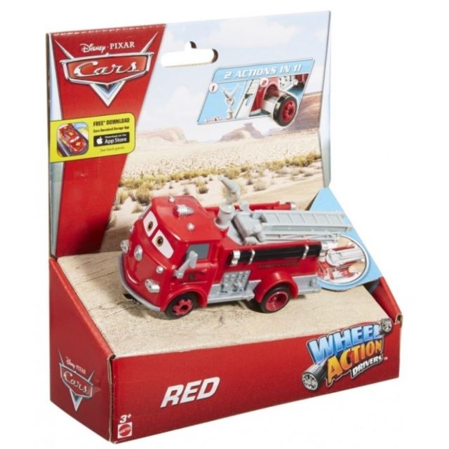 Cars Akční auto Red, Mattel DKV37