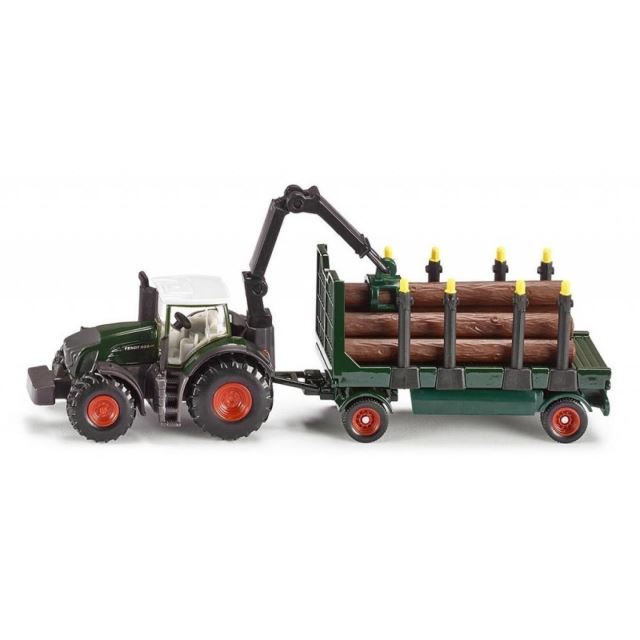 SIKU Farmer 1861 Traktor Fendt 939 s lesním přívěsem 1:87