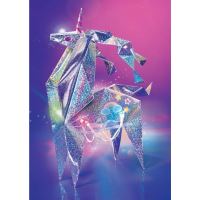 Kidz Maker Svietiace origami jednorožec (1)