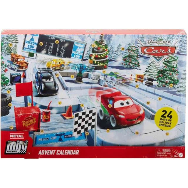 Adventní kalendář Cars mini, Mattel GPG11