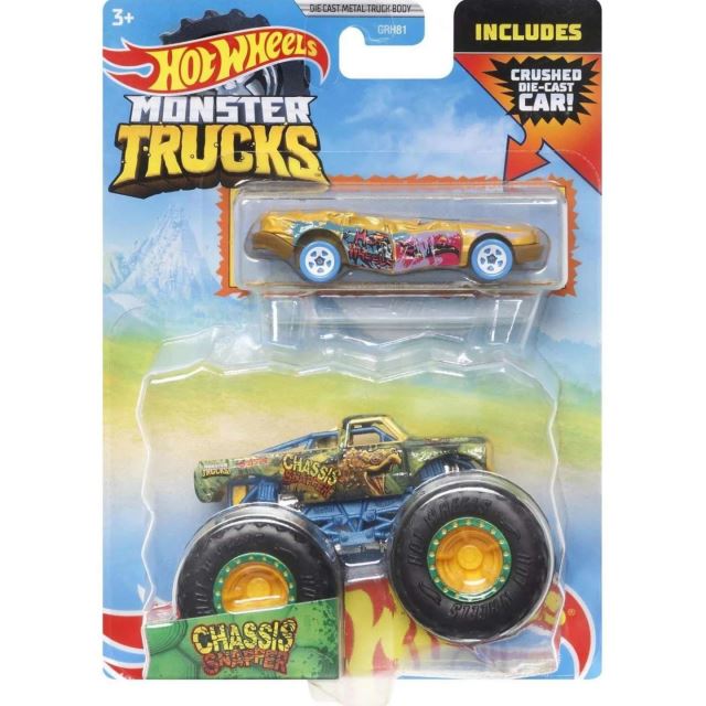 Hot Wheels® Monster Trucks s angličákem Chassis Snapper, Mattel HDB99