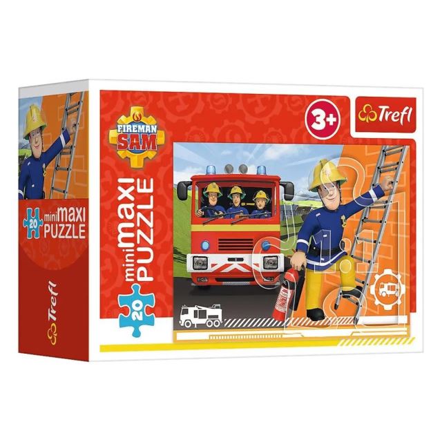 Trefl 21113 Mini puzzle Požárník Sam 20 dílků