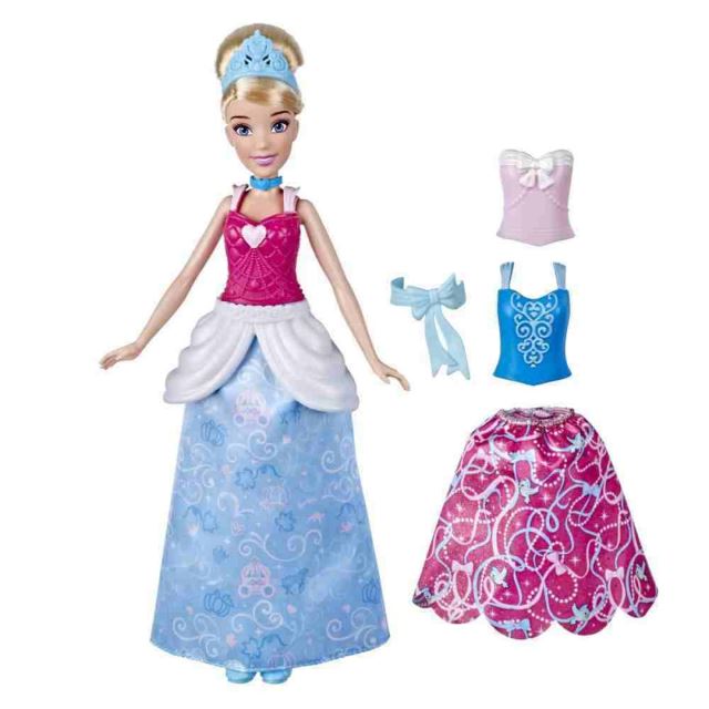Hasbro Disney Princezná Popoluška s náhradnými šatami a doplnkami, E9591