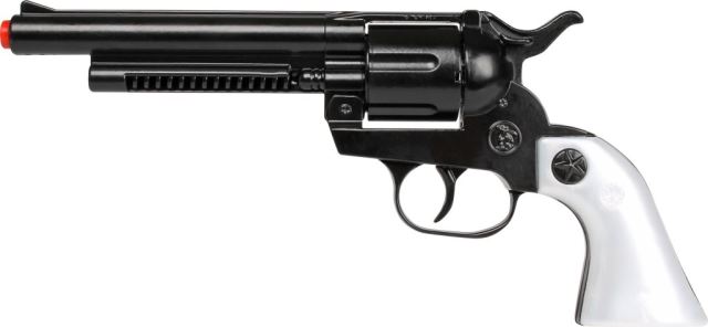 Gonher Kovbojský revolver kovový černý 12 ran