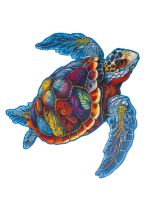 RECENTTOYS Drevené puzzle - Korytnačka (2)