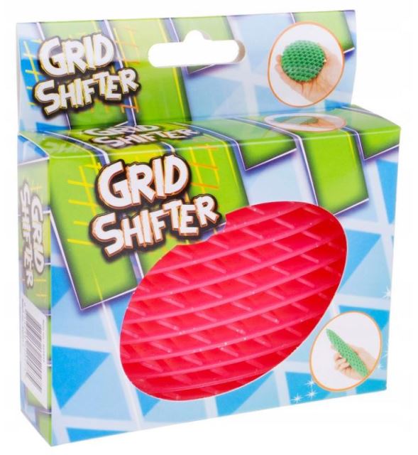 GRID SHIFTER 3D Senzorická antistresová mřížka světle-růžová