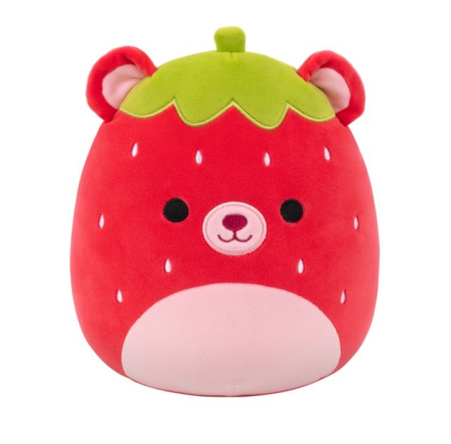 SQUISHMALLOWS Jahodový medveď - Romeo, 30 cm