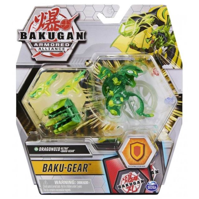 Bakugan Baku-Gear drak s přídavnou výstrojí Dragonoid Ultra