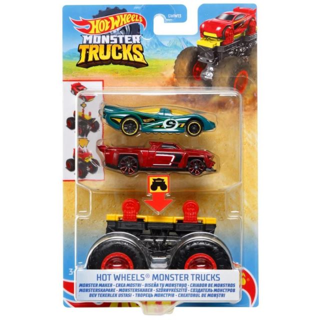 Hot Wheels® Monster Trucks Stvořitel Yellow, Mattel HDV03