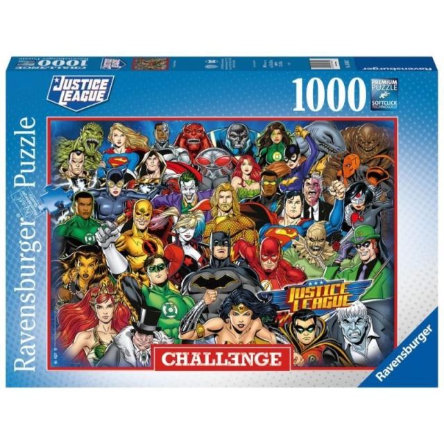 Ravensburger 16884 Puzzle Marvel: Liga spravodlivosti Challenge 1000 dielikov
