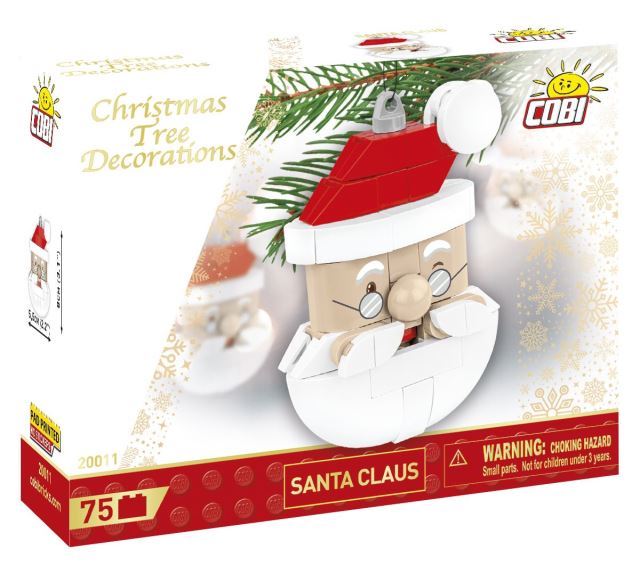Cobi 20011 Ozdoba na stromček Santa Claus